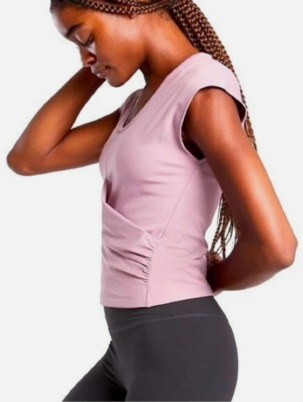 Athleta Sleeveless bayview Scoop Neck Tank Top— Dusty Rose